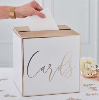 boîte de cartes de mariage