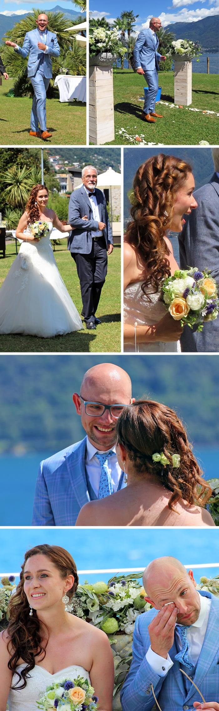 mariage au bord du lac en Suisse