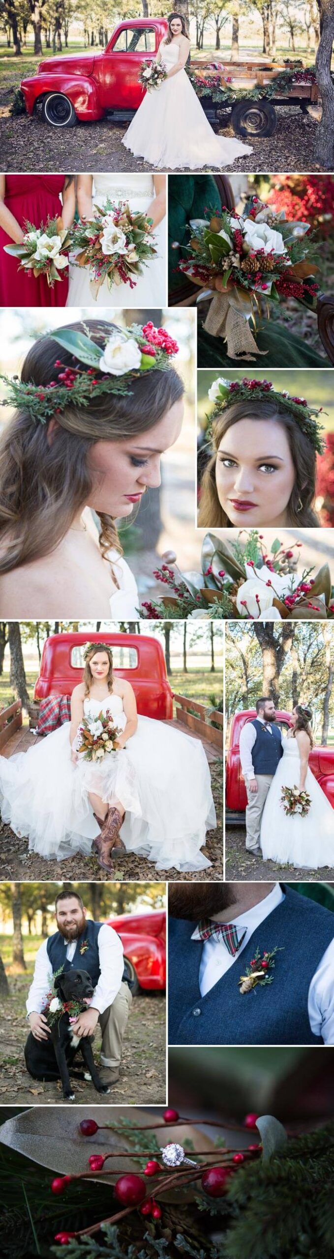 Mariage à Noël - Idées pour le style