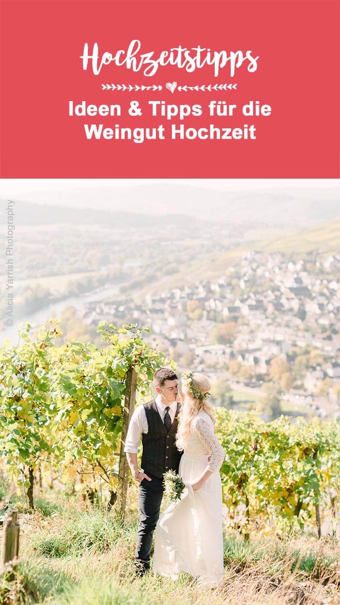 mariage dans un domaine viticole