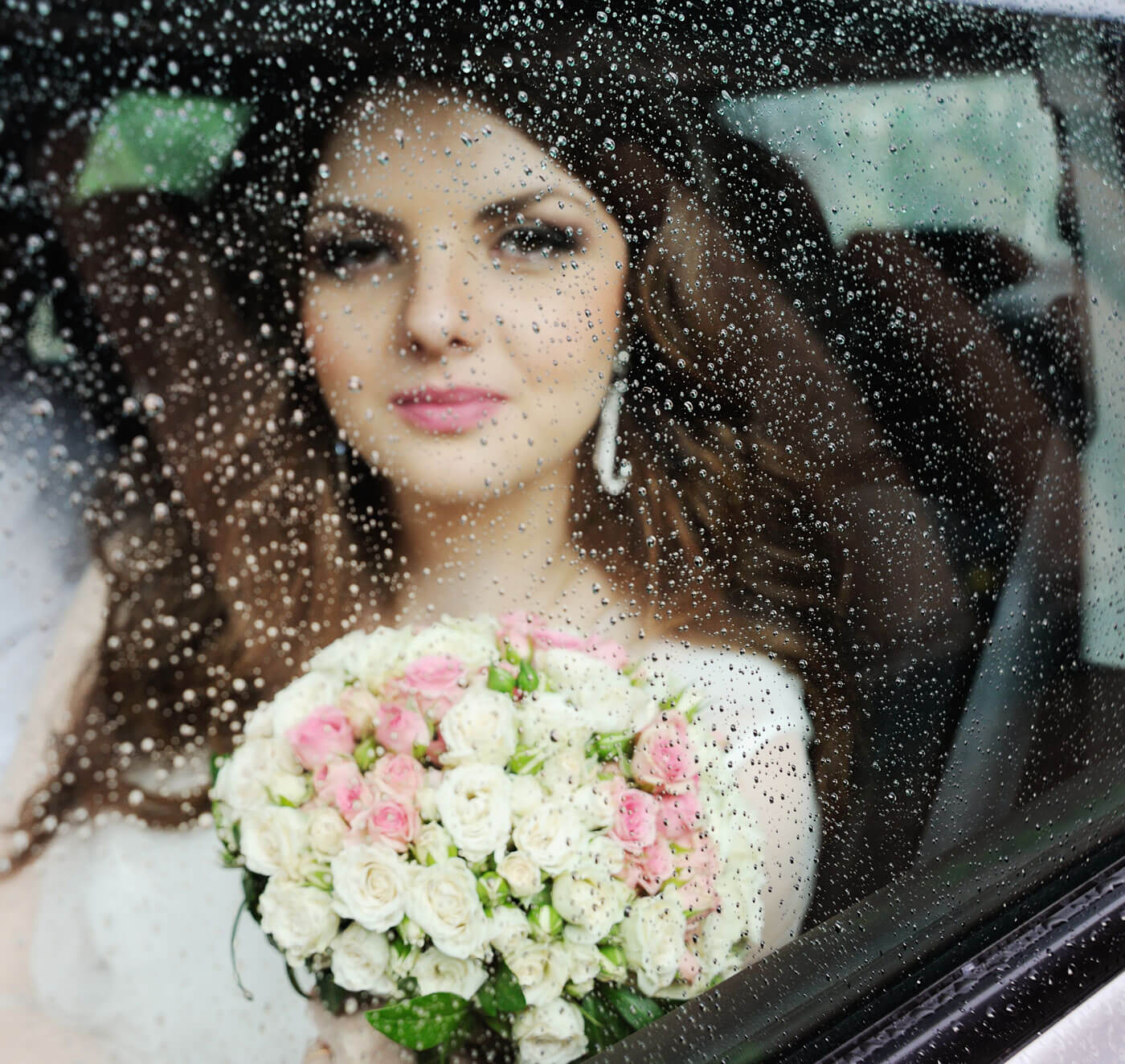 mariage sous la pluie