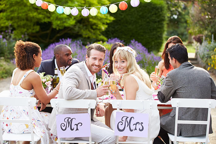 mariage en plein air