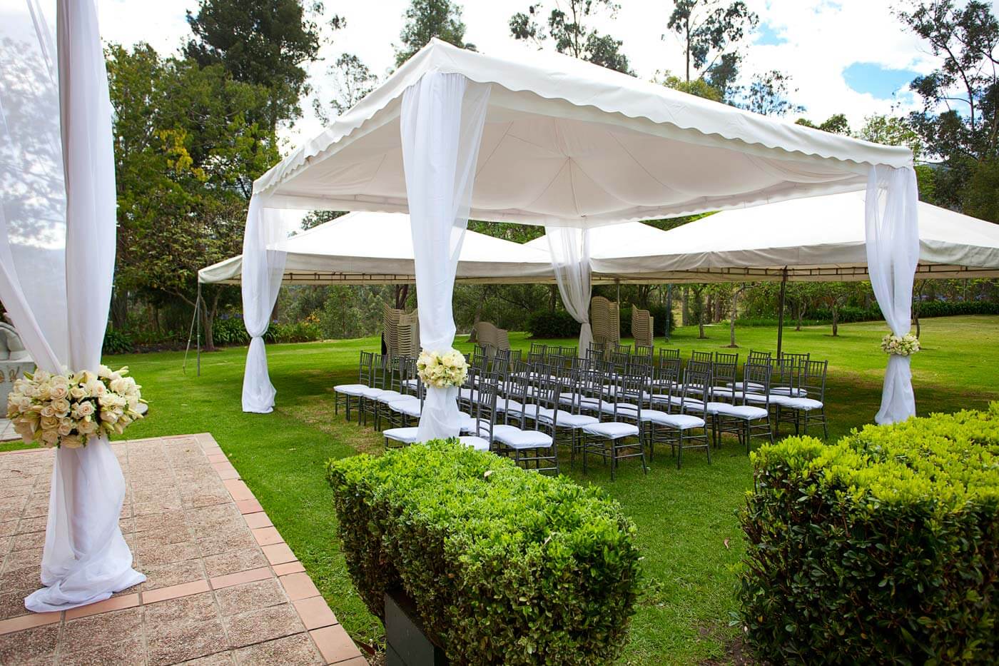 Mariage dans son jardin