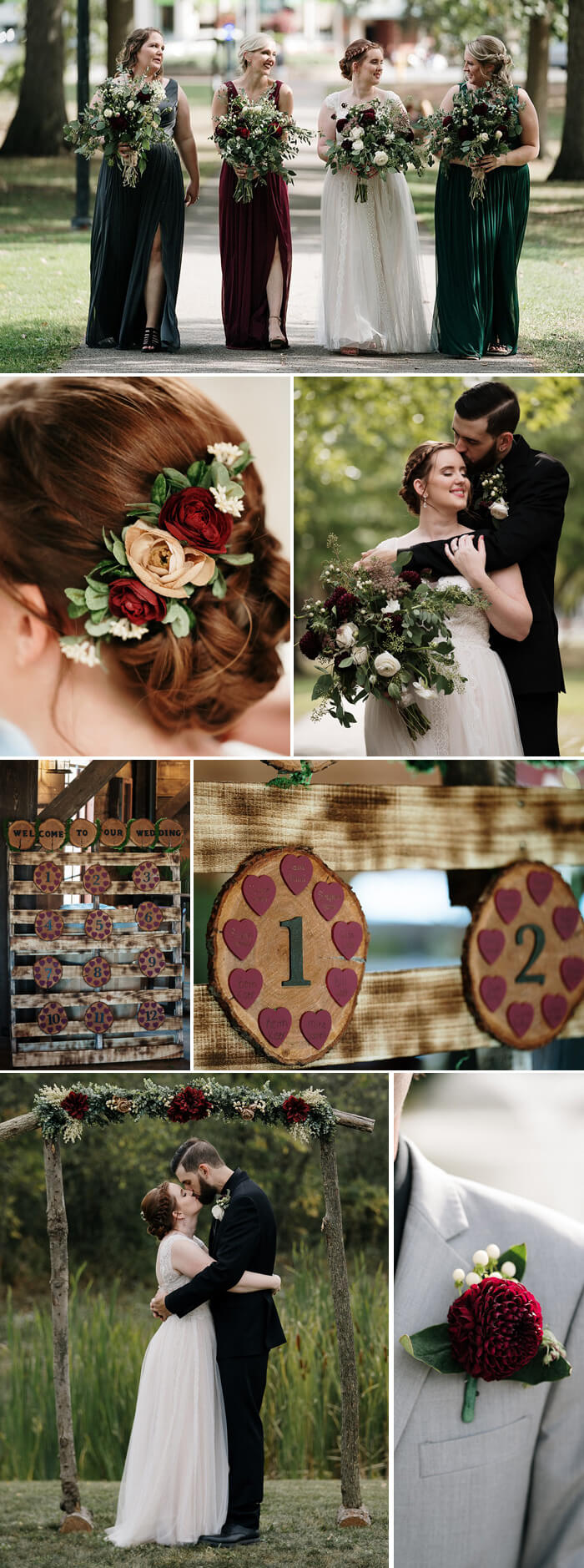 mariage rouge vert