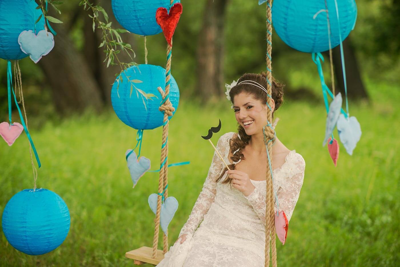 lampions de décoration de mariage