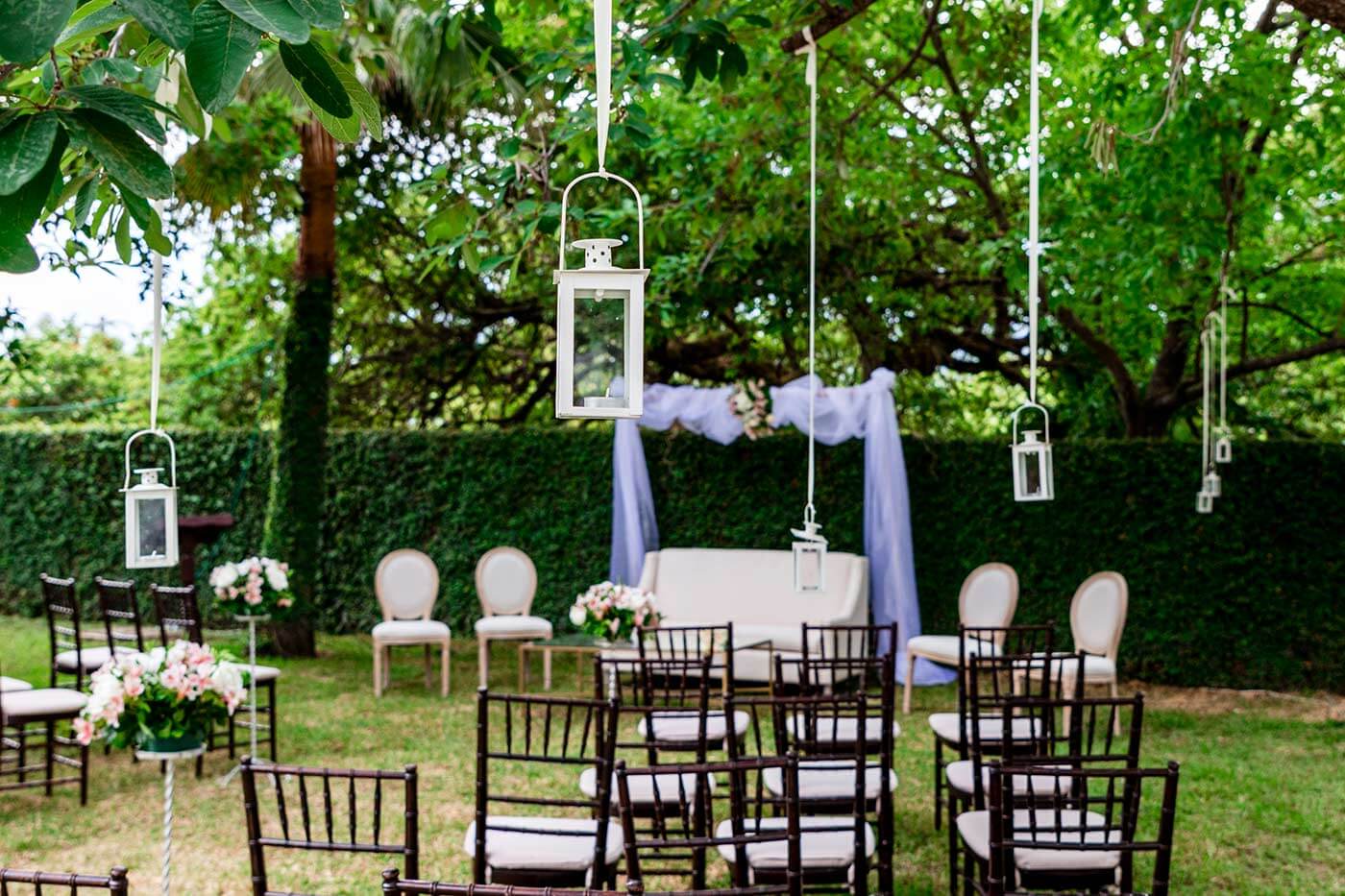 Lanternes de décoration de mariage