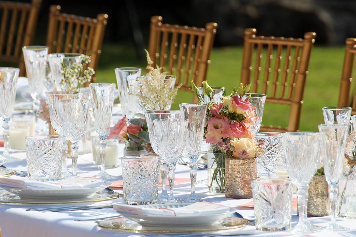 décoration de table de mariage
