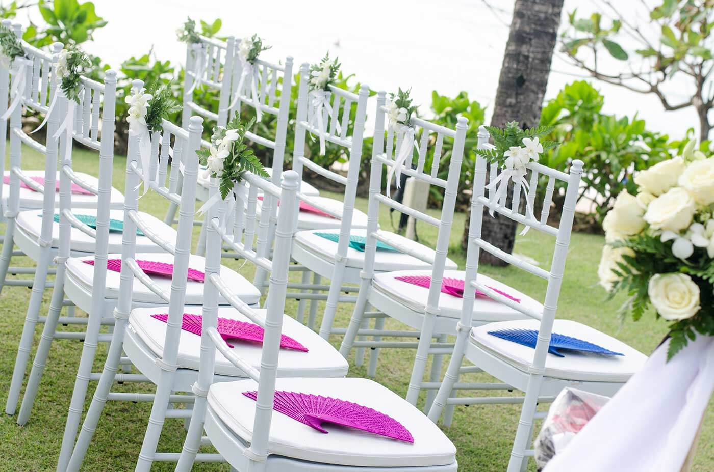 Mariage en éventail