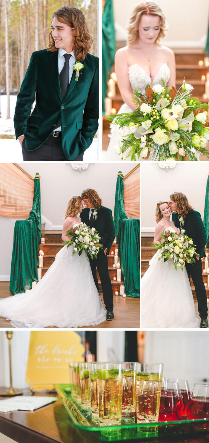 couleur de mariage vert