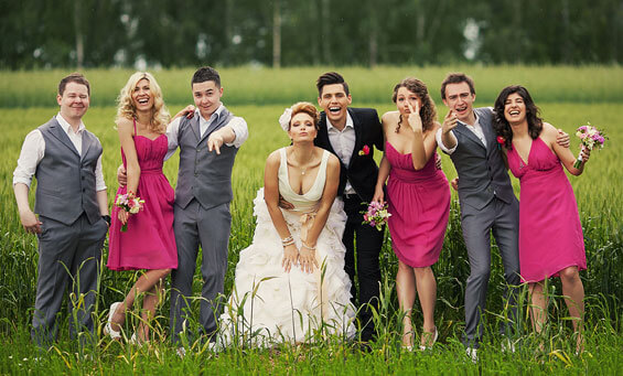 photos de mariage différentes