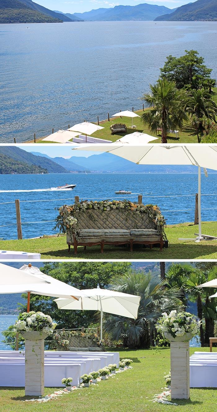 Lieu de mariage au bord du lac en Suisse
