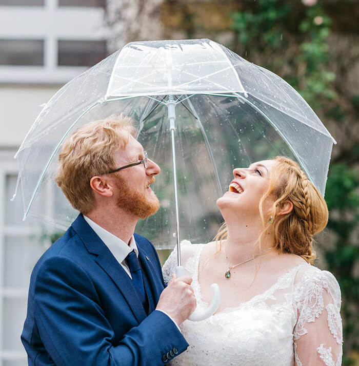 parapluie de mariage