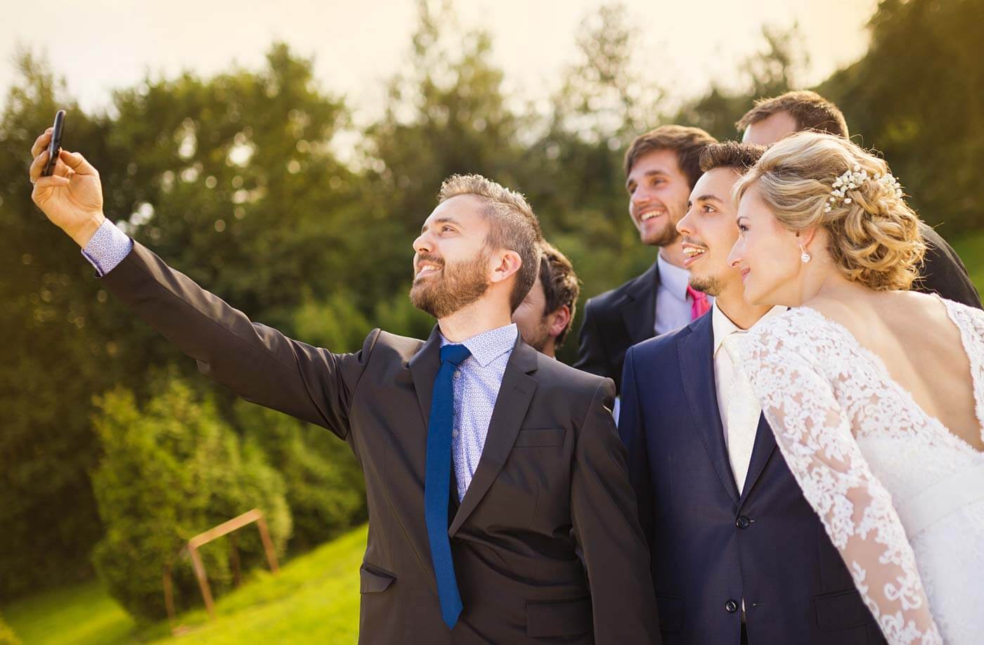 selfie de mariage