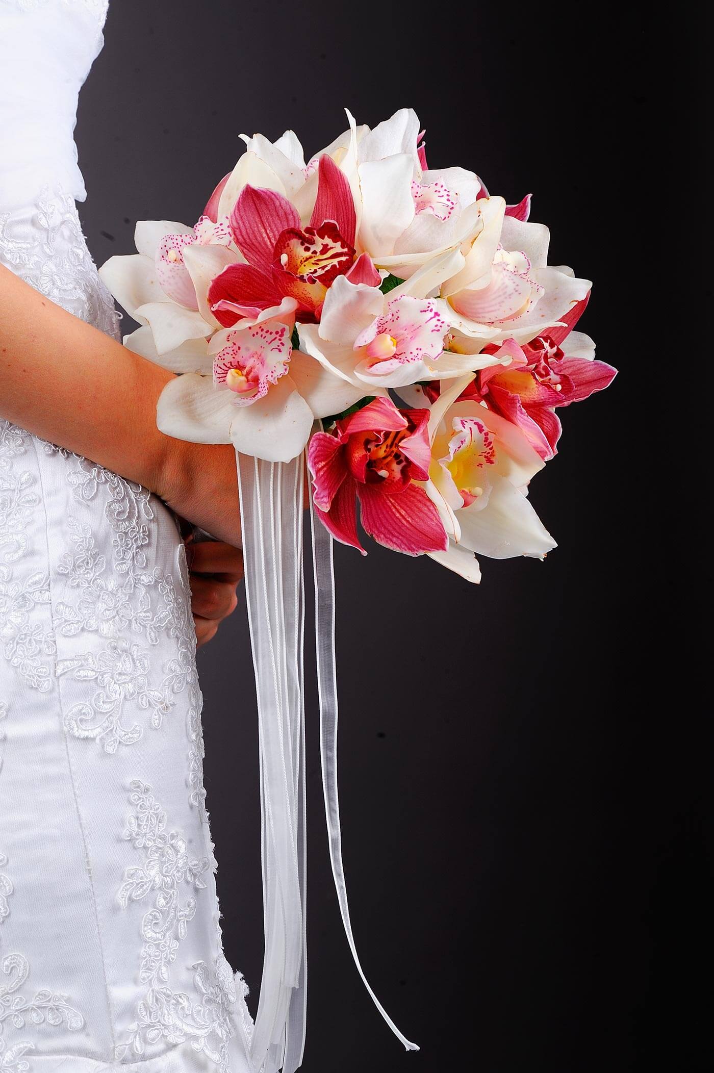 bouquet de mariage orchidées