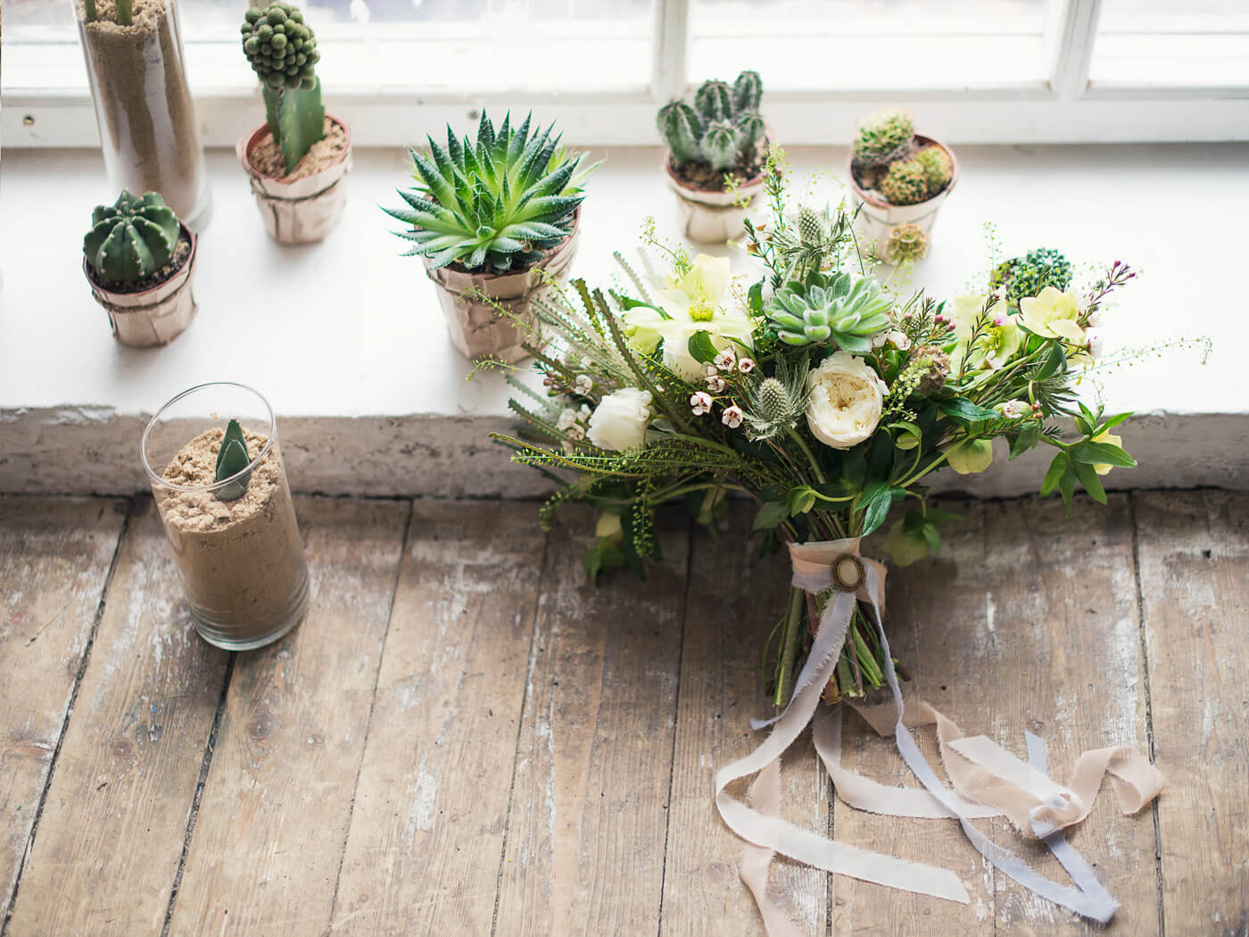 bouquet de mariage succulentes