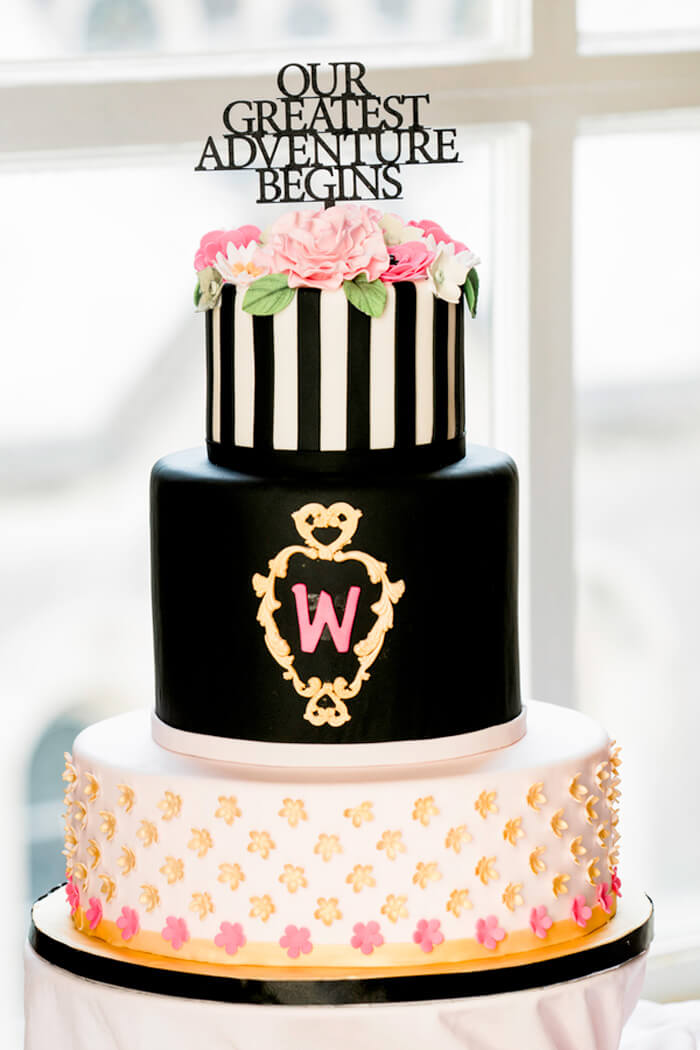 décoration de gâteau de mariage
