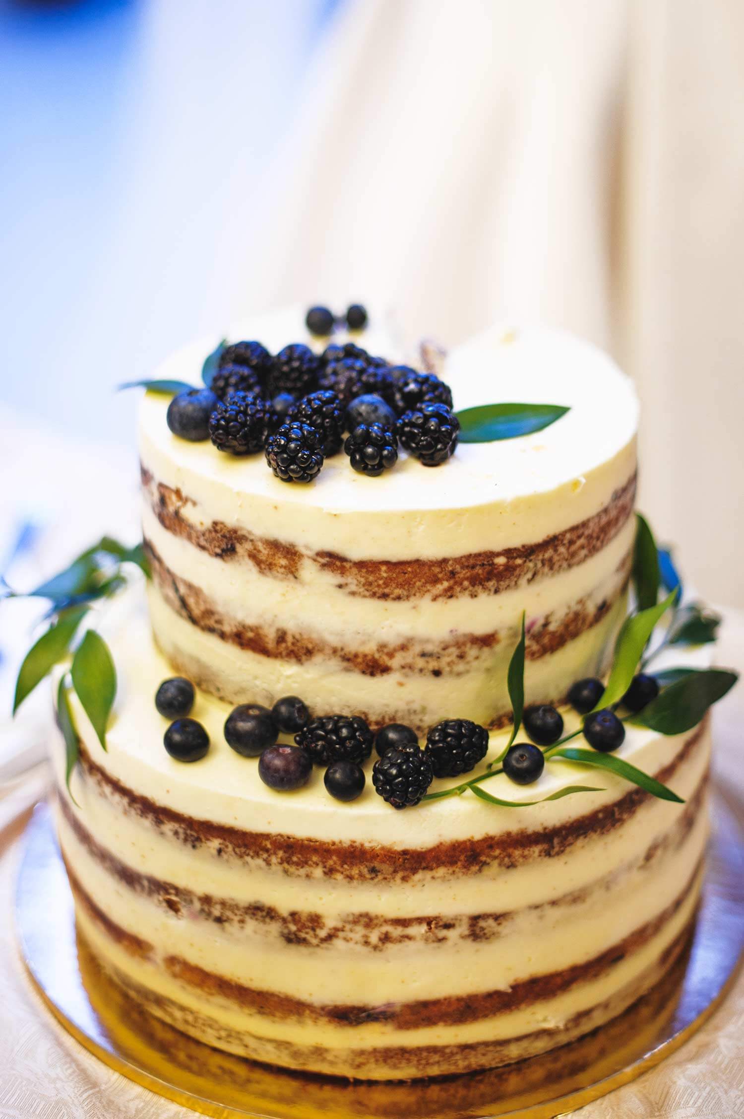 gâteau de mariage sans enrobage