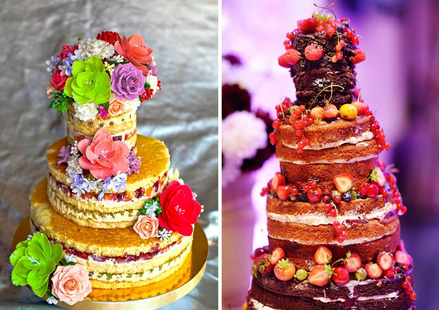 gâteaux de mariage vintage
