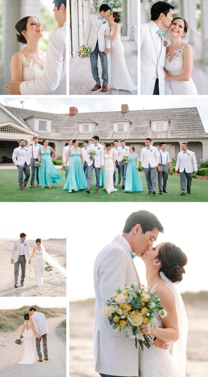 robe turquoise mariage