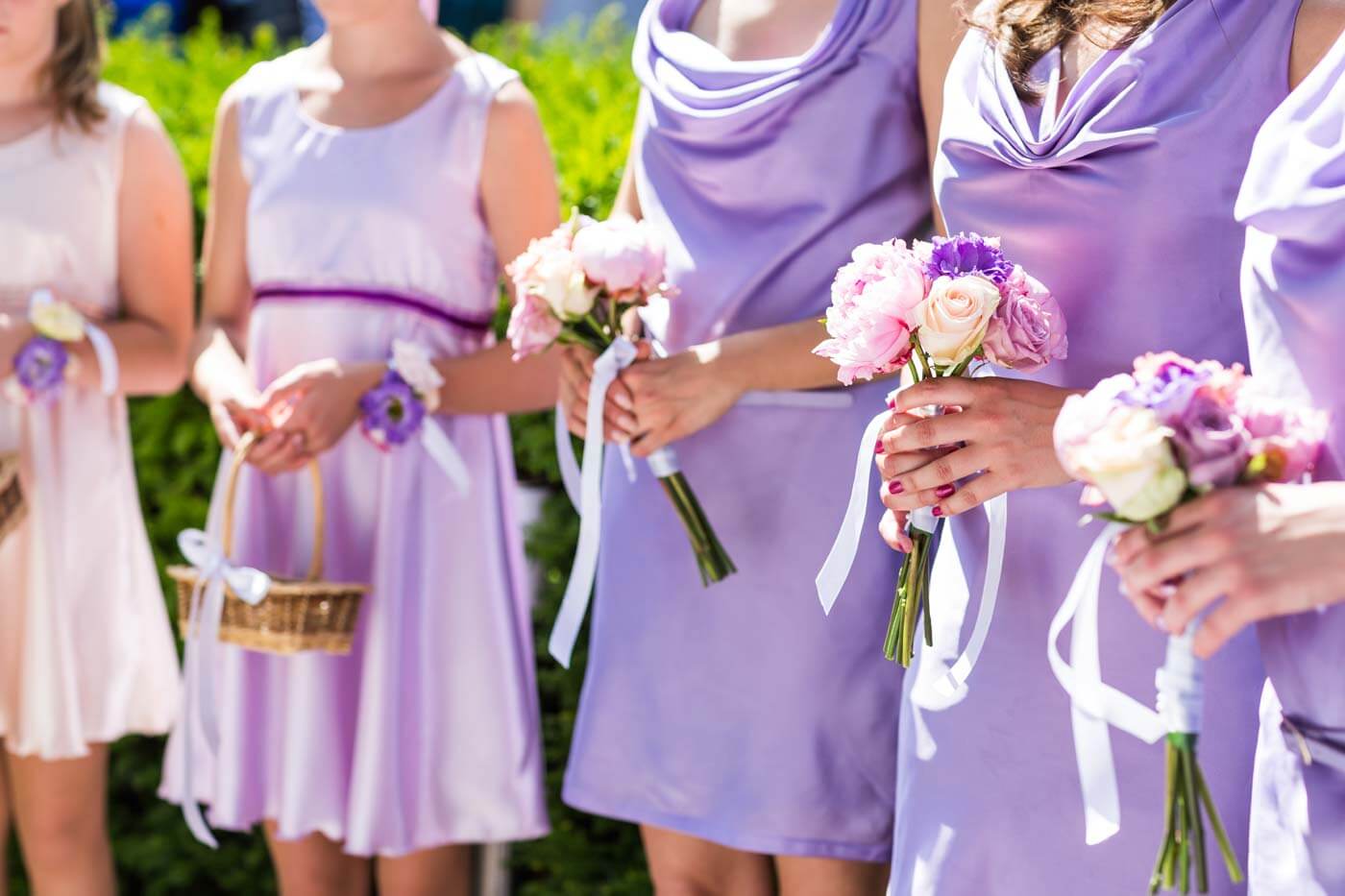 robes lilas demoiselles d'honneur