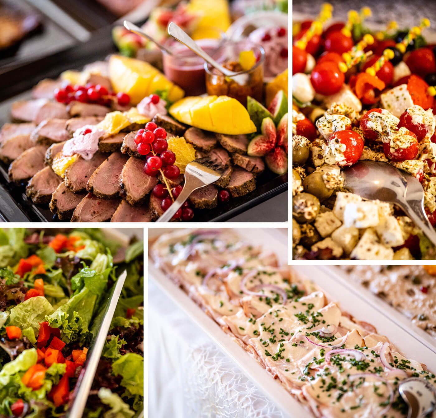 Délicieux repas de mariage