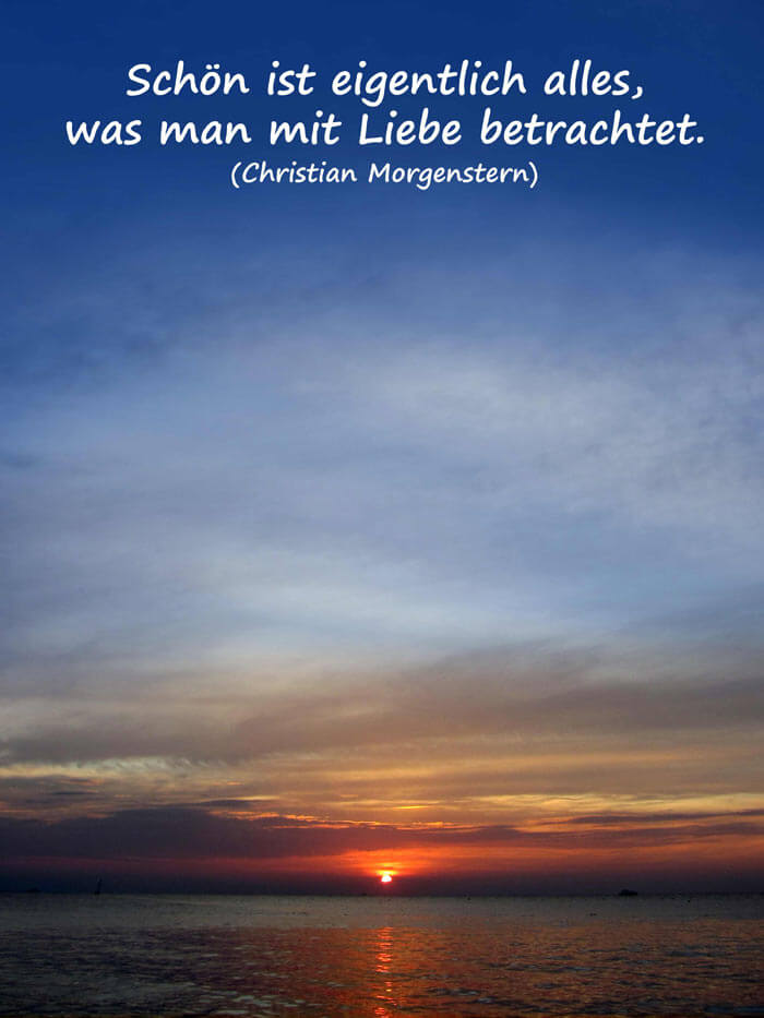 Images de proverbes d'amour - En fait, tout est beau quand on le regarde avec amour