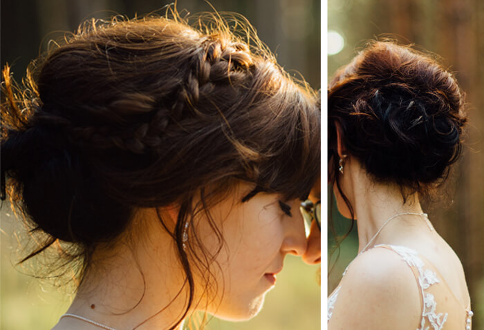 coiffure de mariée décontractée