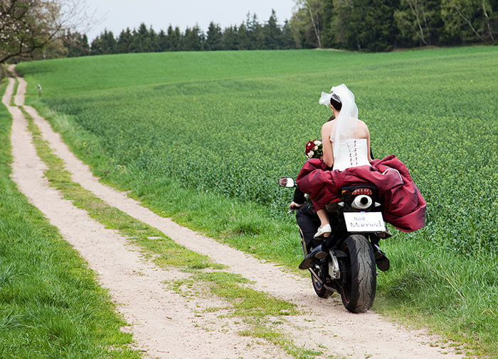 Mariage à thème Biker