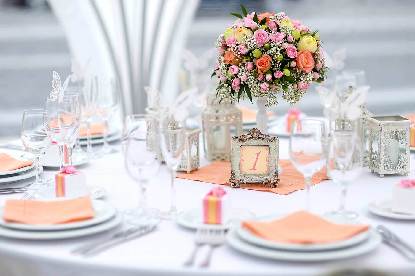 table échantillon mariage