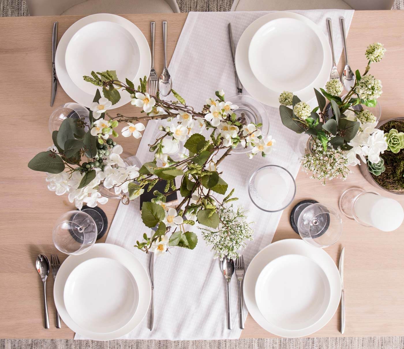 tables d'échantillons décoration de mariage