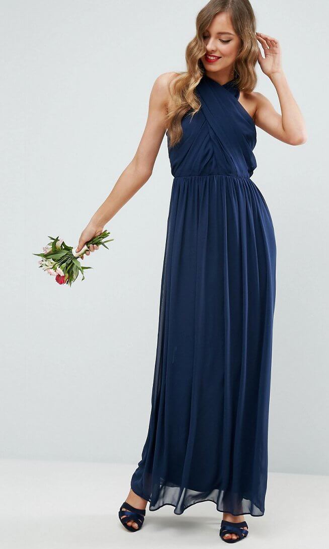 Navy robes de demoiselle d'honneur