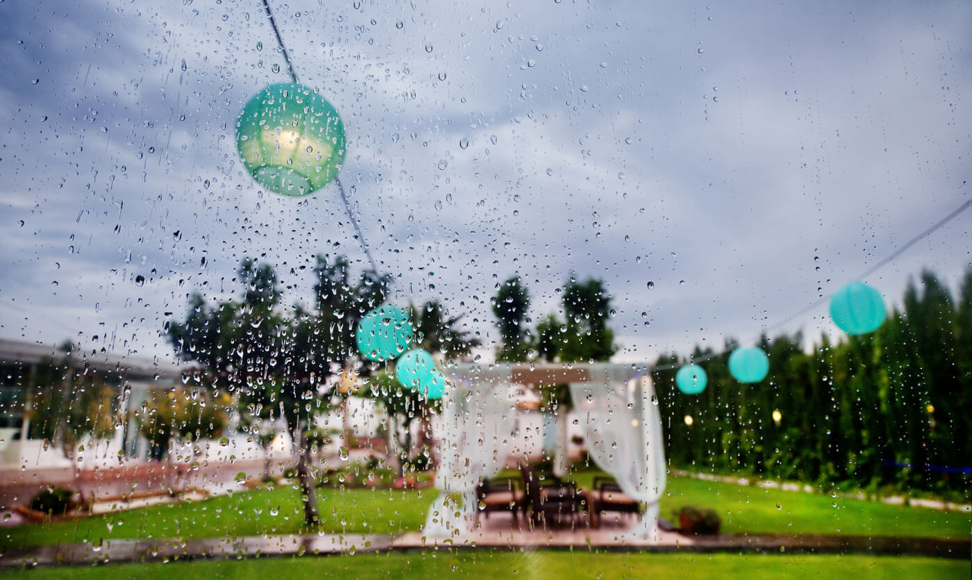 pluie au mariage