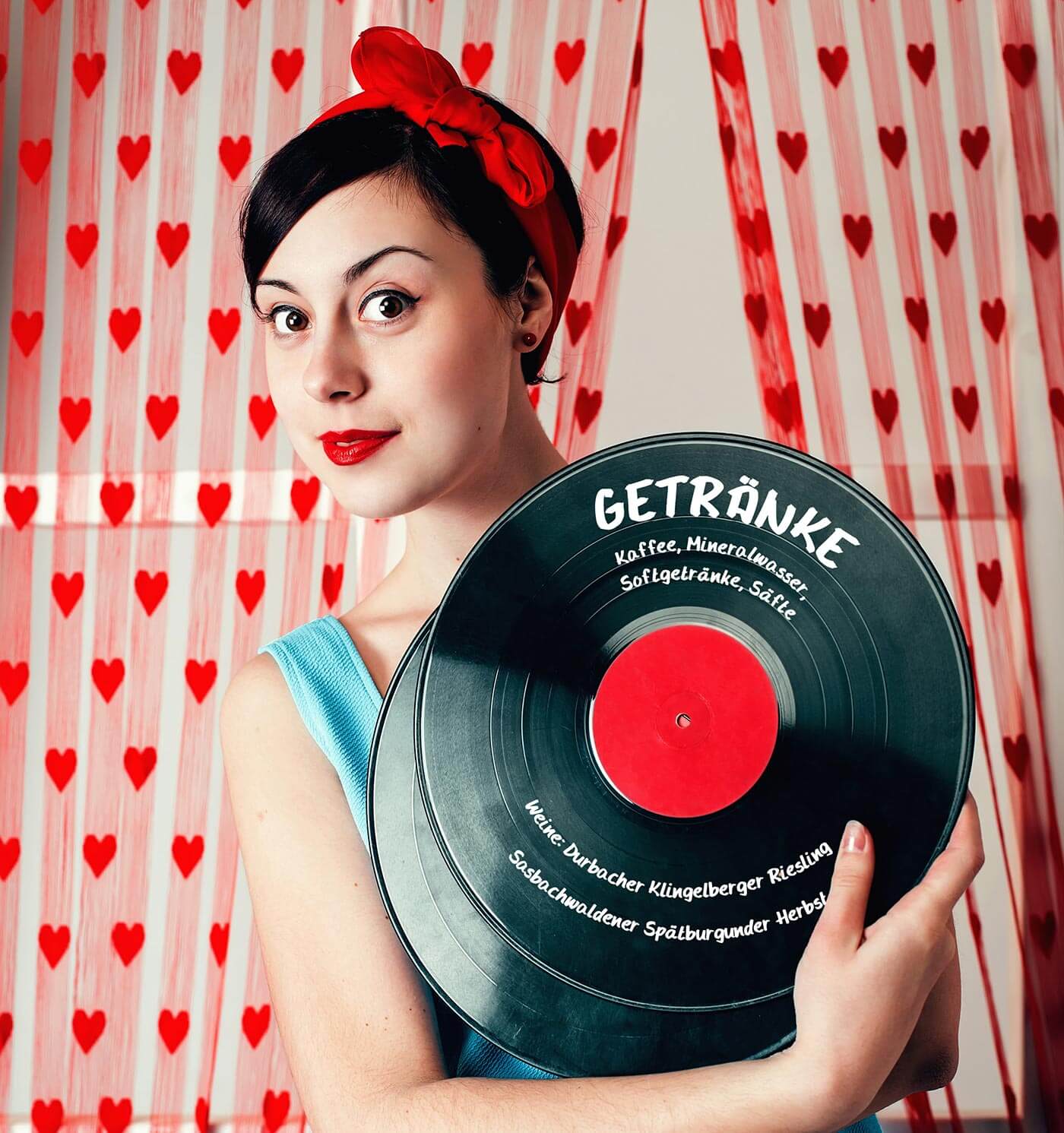 Déco rockabilly avec des vinyles