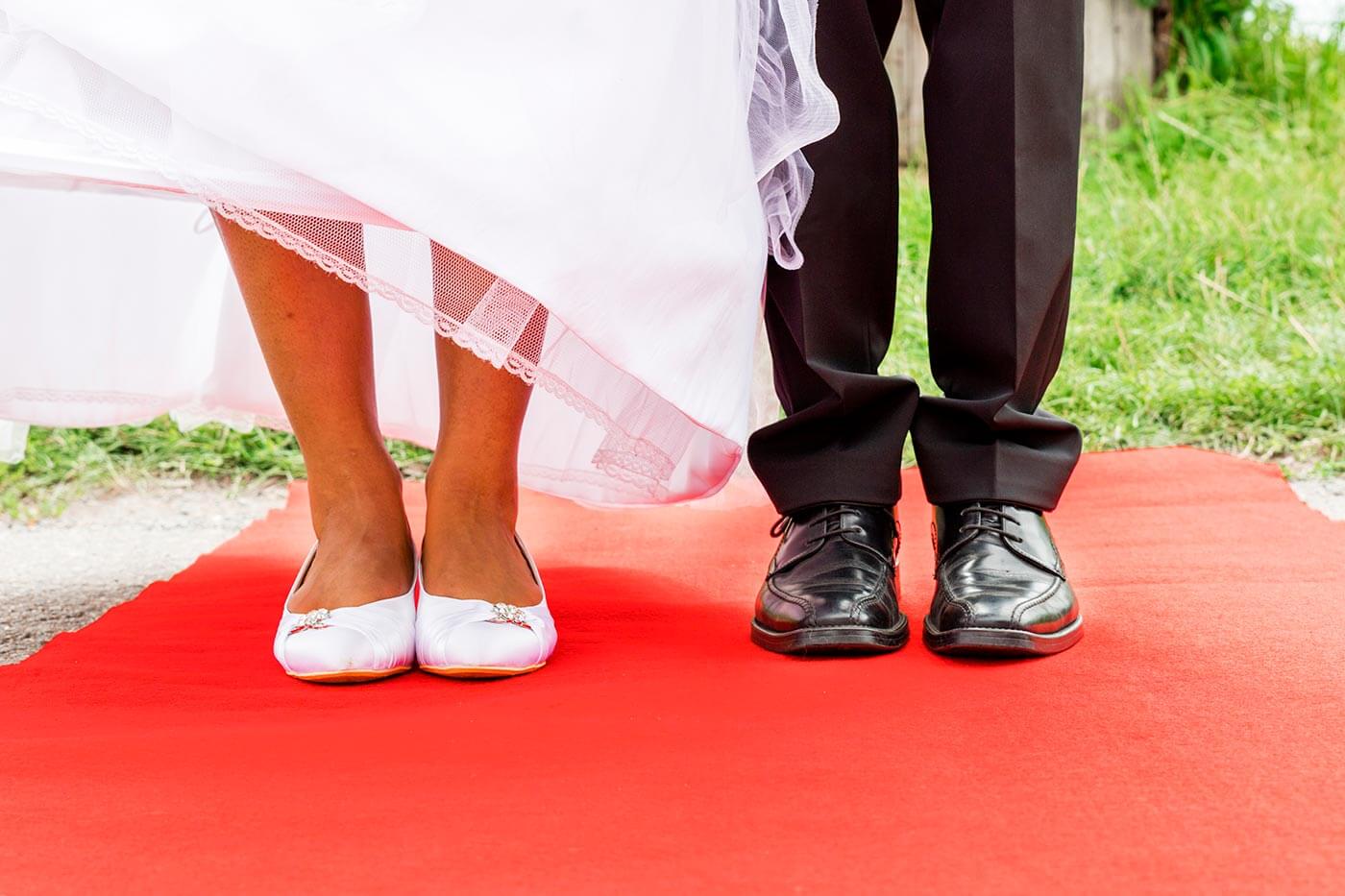 tapis rouge pour mariage
