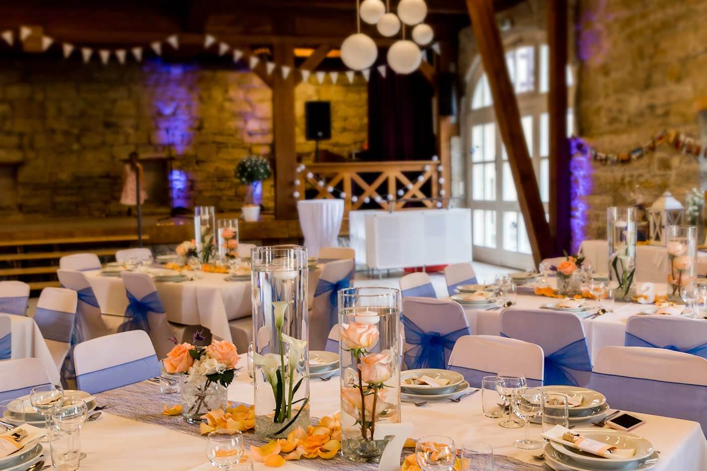 déco mariage grange