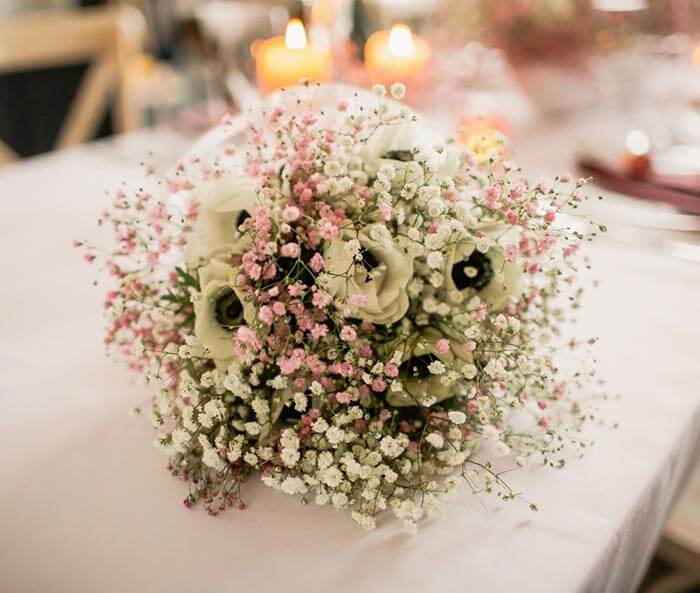 gypsophile décoration mariage