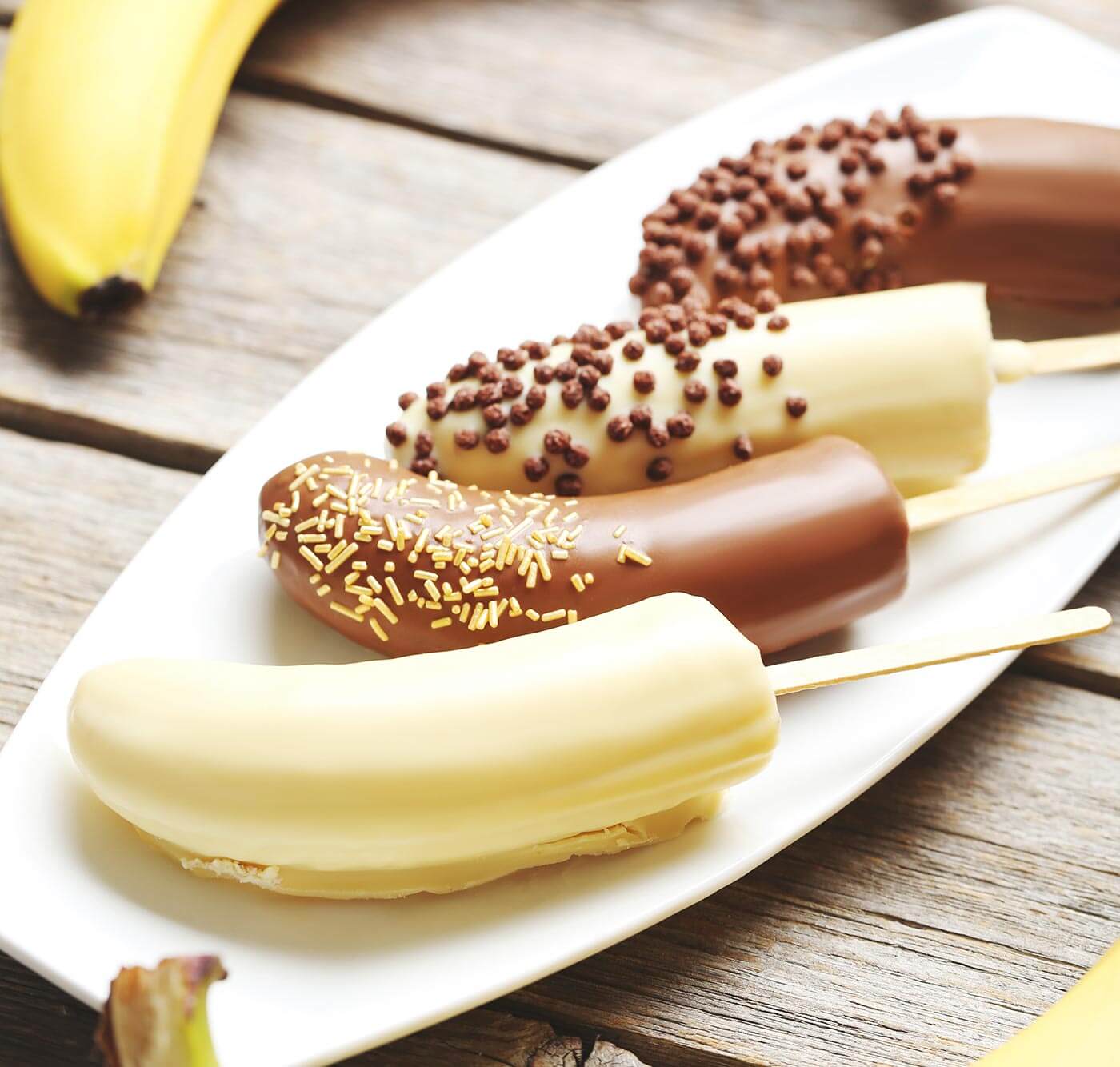 Faire des bananes au chocolat soi-même