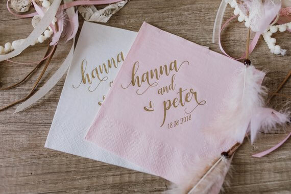 Imprimer des serviettes de table