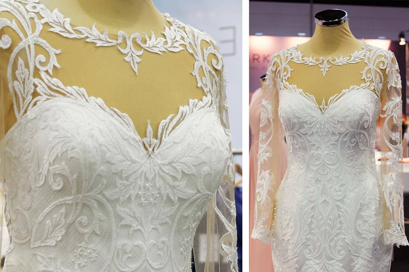 Robes de mariée en dentelle de Mark Lesley