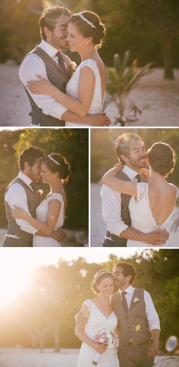 Cérémonie de mariage symbolique sur la plage