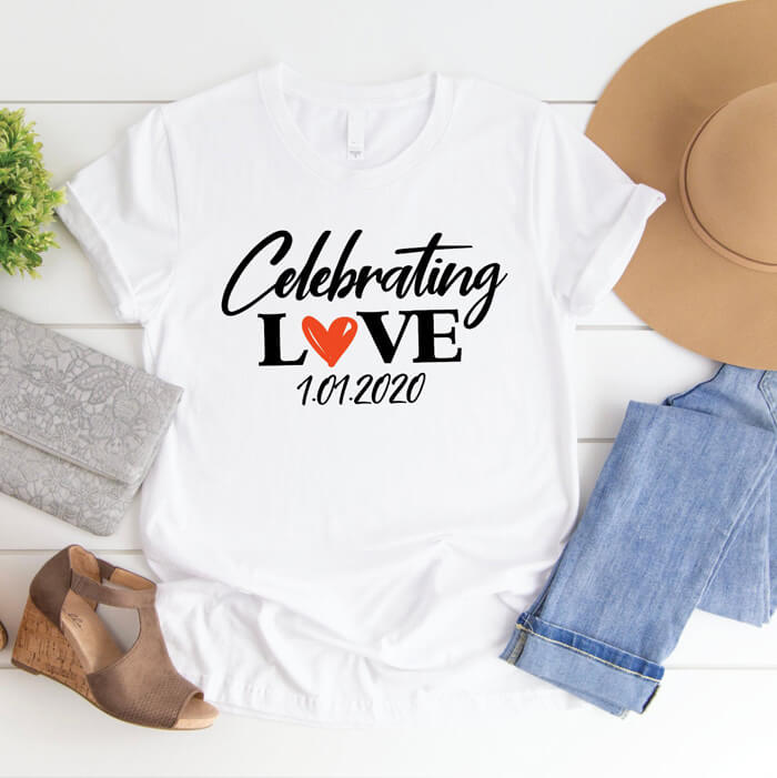 T-shirt mariage