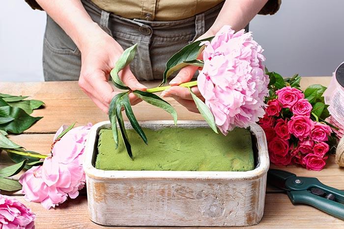 décoration de table pivoines diy