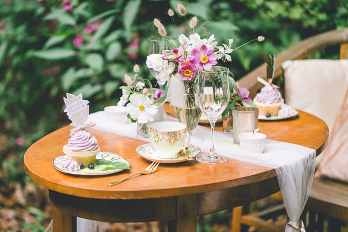 décoration de table mariage en forêt