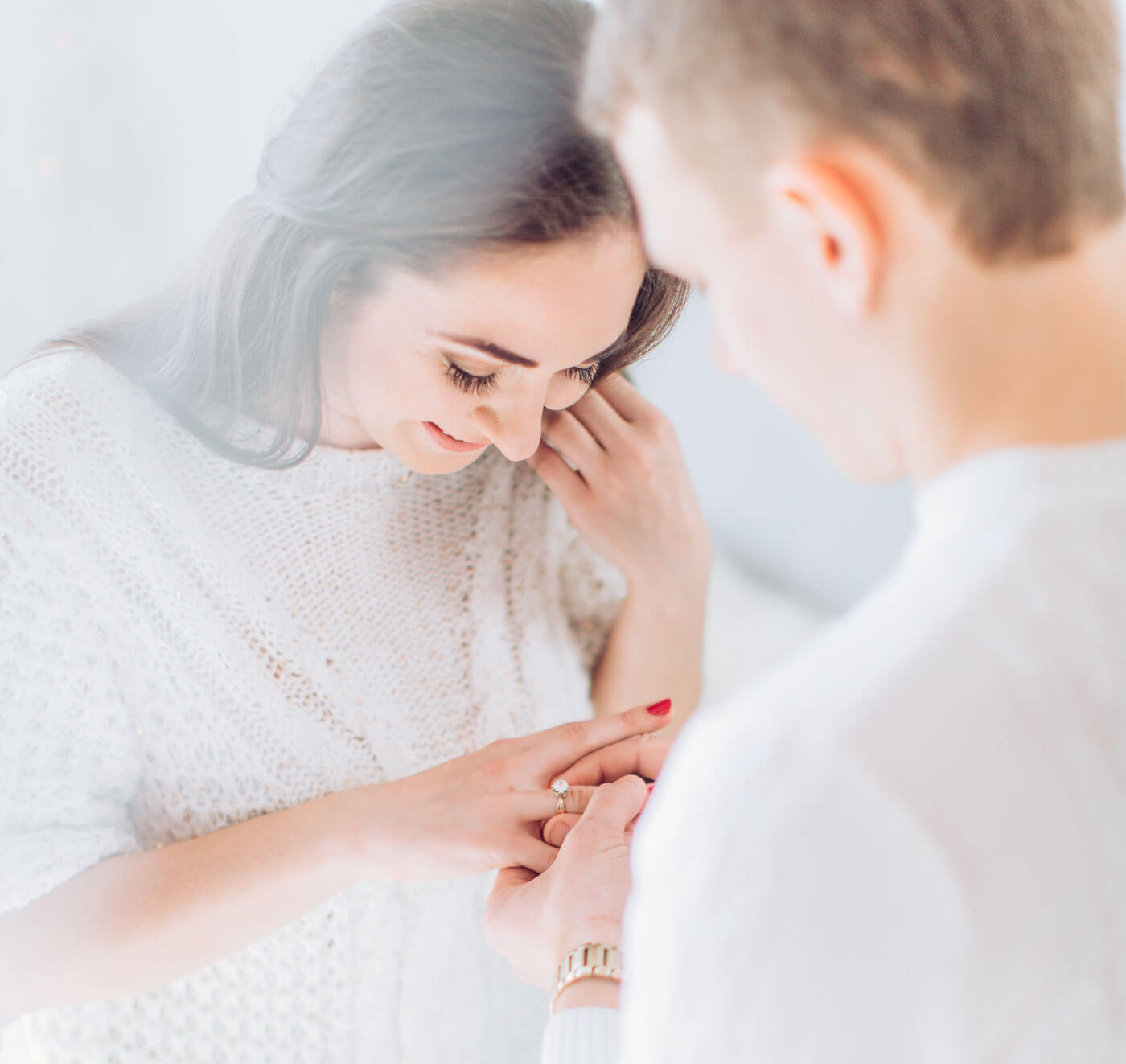 couleur bague de fiançailles