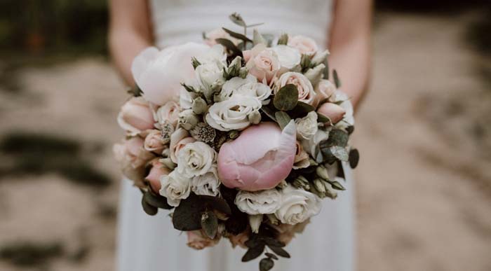 Bouquet de mariée vintage été