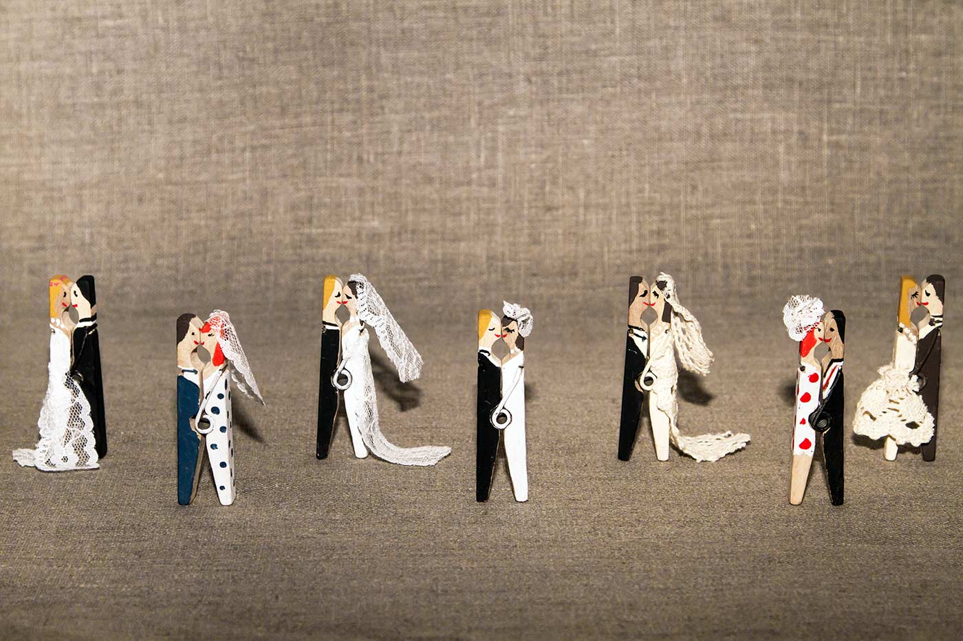 pinces à linge mariage