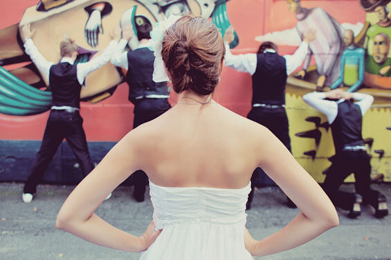 Image de mariage amusante