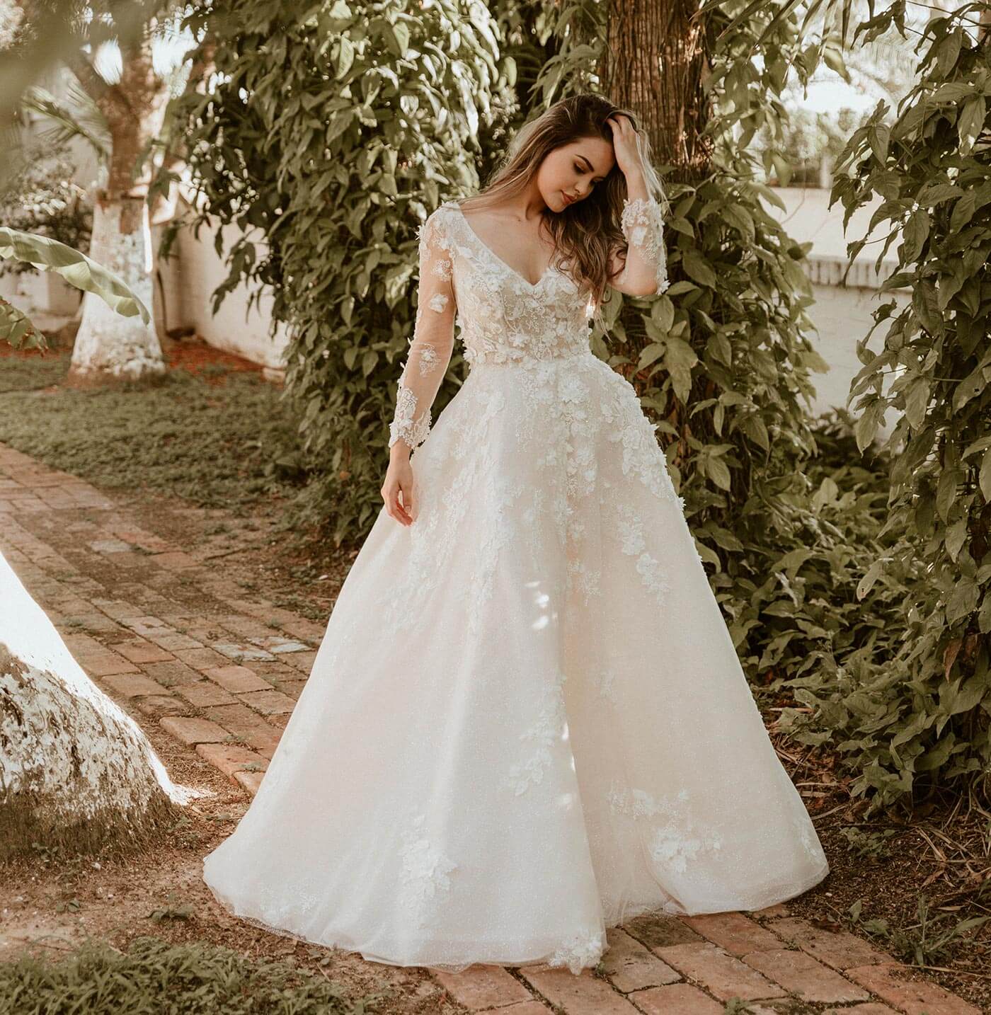 robe de mariée avec manches vintage