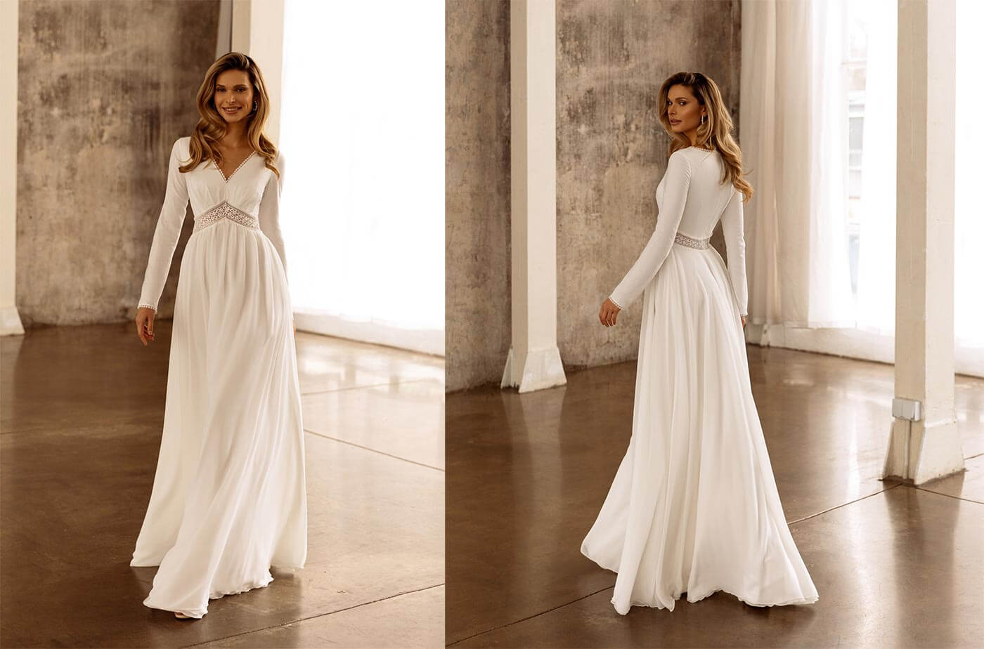 Robes de mariée sans tulle