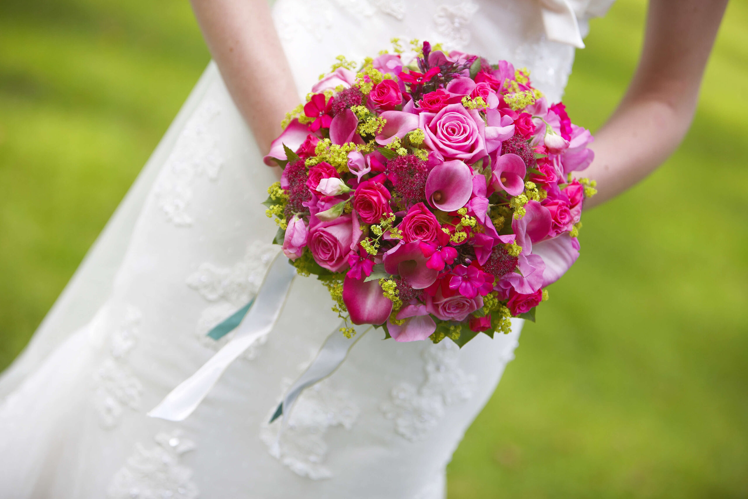 bouquet de mariée roses Calla